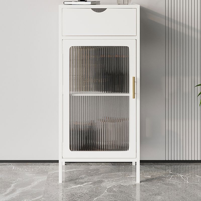 Contemporary 1 - Door Accent Cabinet, Rectangle Cabinet with 1 Drawer