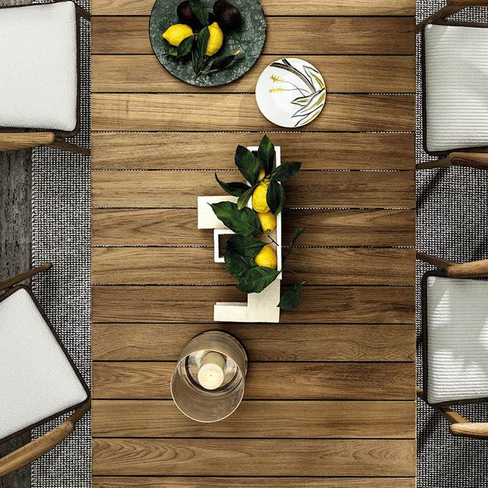 Boho 1/5/6 Pieces Dining Wooden Set Rectangle Wood Dining Table Set