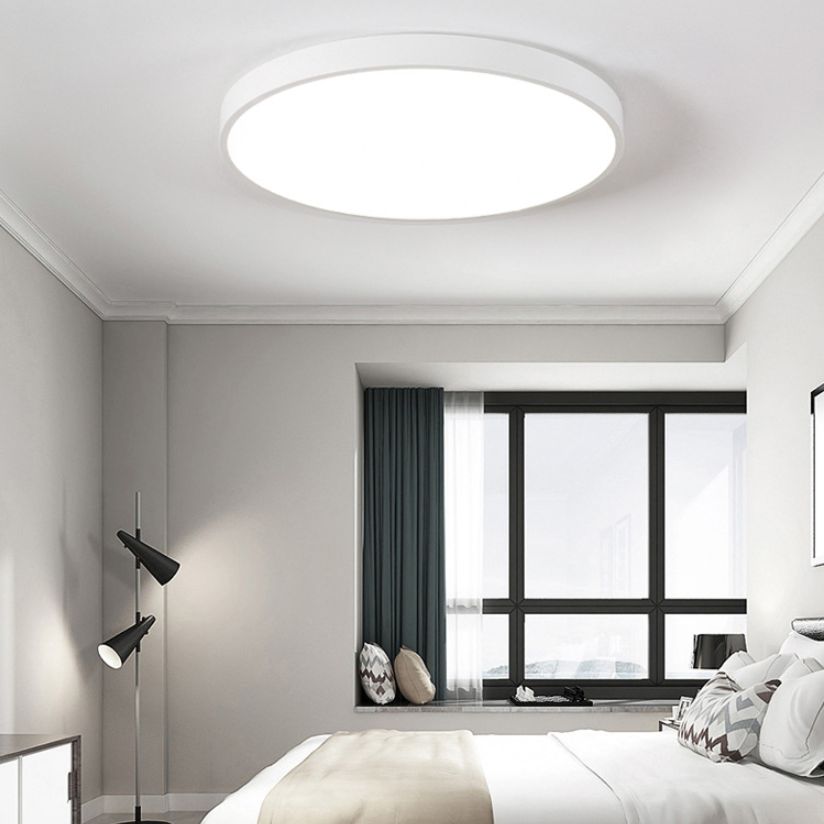 Luces de techo de montaje en superficie LED de metal cilíndrico Luz de montaje empotrado de estilo moderno de 1 luz