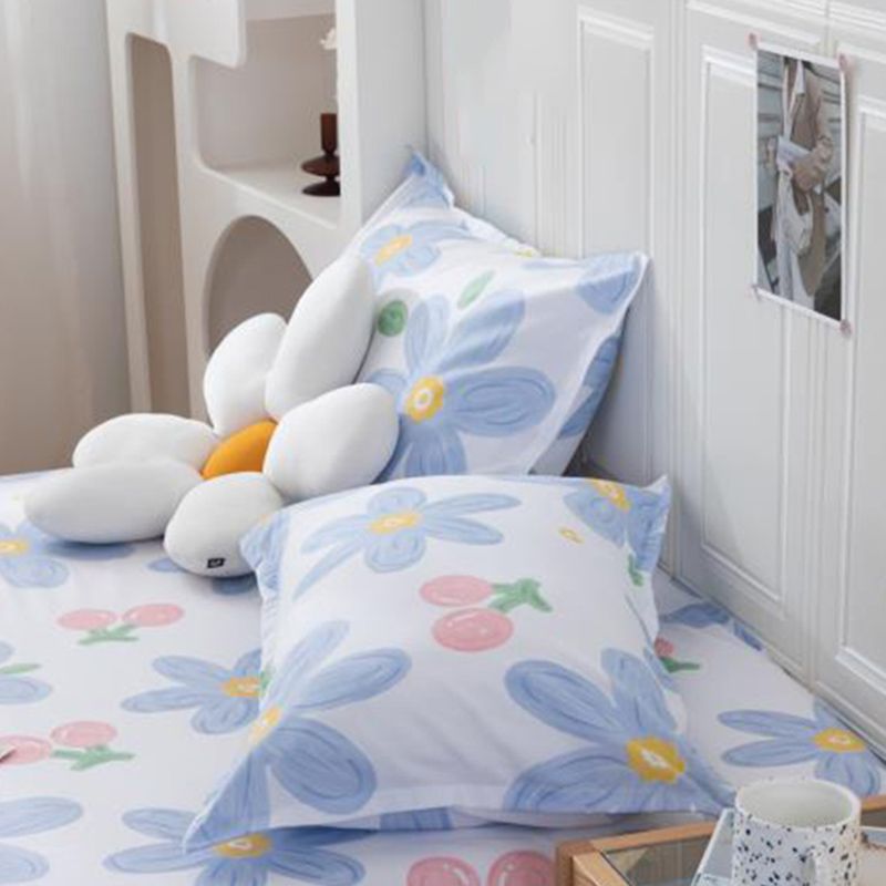 Breathable Printed Bed Sheet Twill Polyester Fade Resistant Sheet