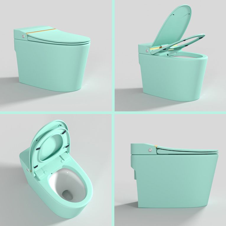 Modern Floor Mount Toilet Bowl Siphon Jet Skirted Toilet with Seat for Bathroom