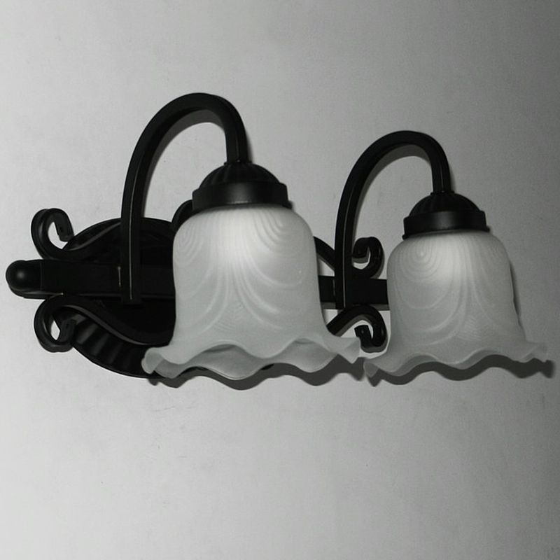 Simpuzzo specchio per trucco leggero americano American Glass Shade Mirror Fare lampada