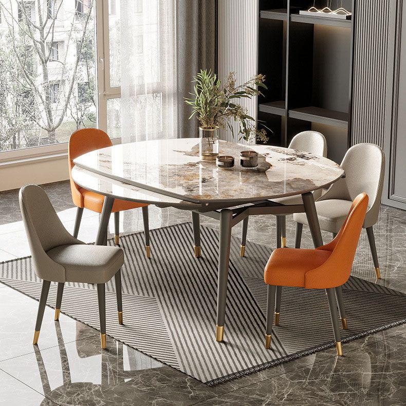 Modern Style 1/4/5/6/7/11 Pieces Dining Room Set Round Dining Room Table Set