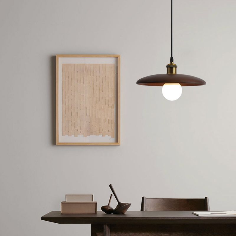 Hölzerne Suspension Anhänger Licht minimalistischer Stil Anhänger Beleuchtung