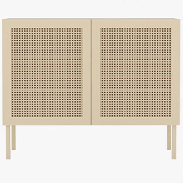 Rattan Living Room Sideboard 39.5"L Cabinet Modern Server Cabinet with Storage