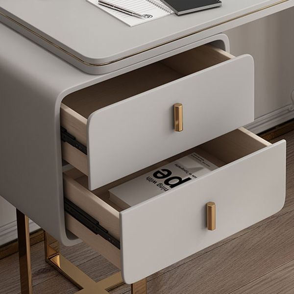 Wooden Work Table Home Office Luxury Rectangular Writing Desk