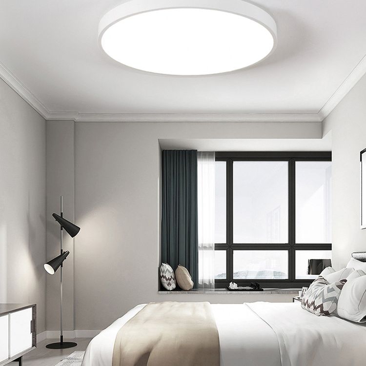 Acryl Ronde Moderne Stijl LED Plafond Licht Minimalisme Woonkamer Flush-mount Lamp