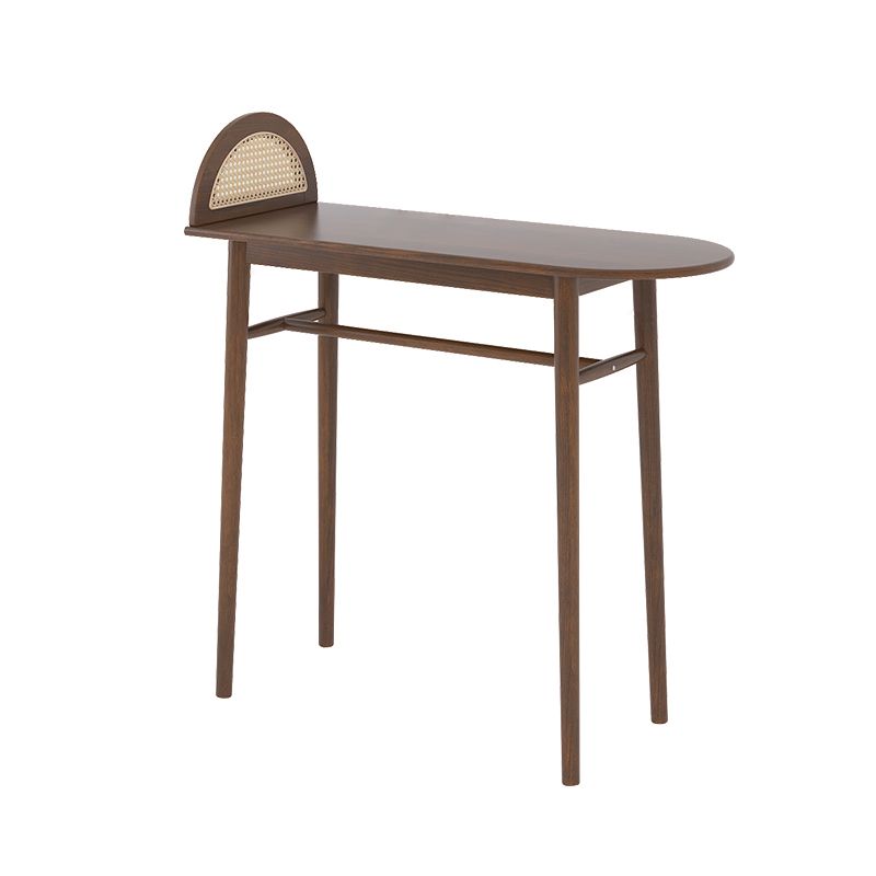 Solid Wood Bar Table Set 1/2/3 Pcs Glam Bar Table and Upholstered Stools