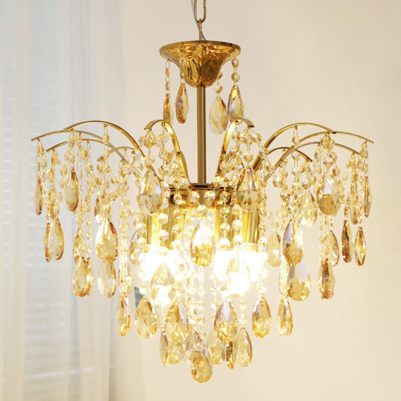 Traditional Chandelier Light Fixtures Multi-Head Suspension Pendant Lamps for Living Room