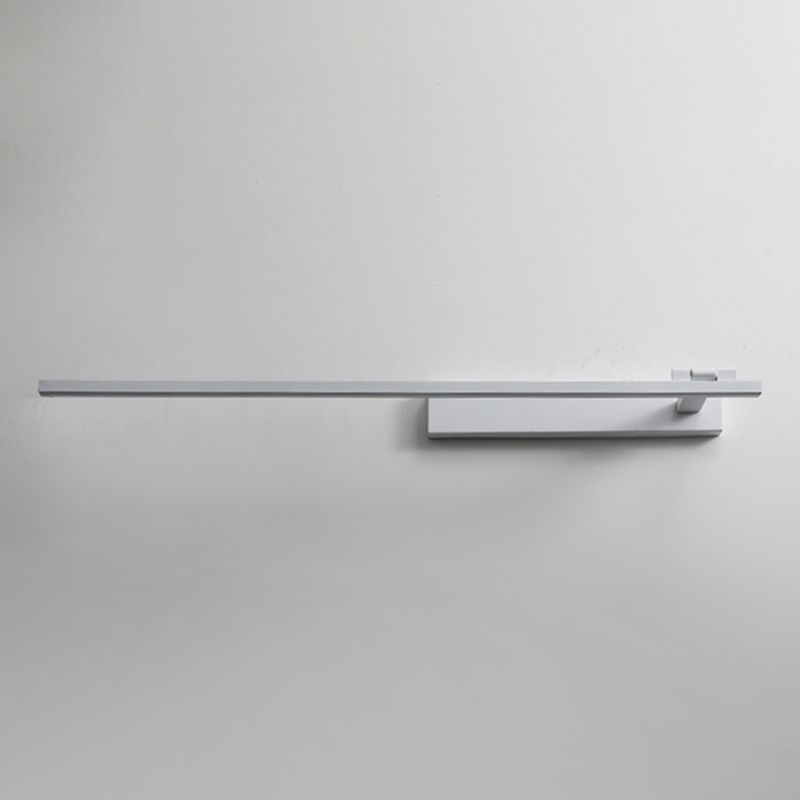 Minimalism Mirror Lamp Streamlined LED Wall Light Fixture for Bathroom
