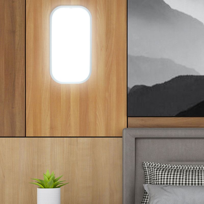 Moderne Wandmontage leichte einfache LED -Wandleuchte Lampenvorrichtung in Weiß