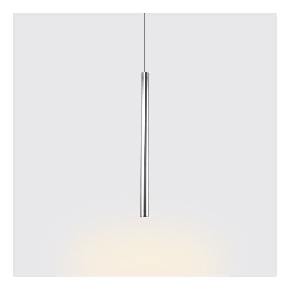 Silber/rot/blaues Metall schlanker Deckenleuchte Nordisch Einfacher Stallsuspension Anhänger Licht in warm/weiß, 12 "/19.5"/23,5 "hoch