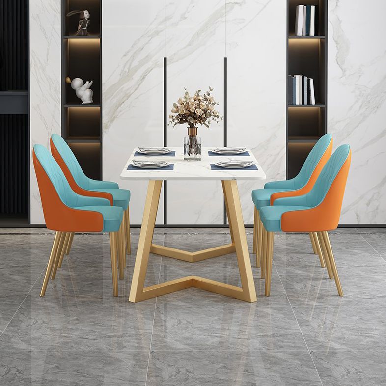 Traditional Luxury Rectangle Dining Table Double Pedestal Furniture for Indoor