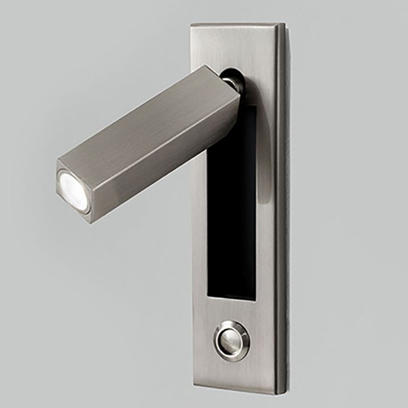 Mur de style moderne Metal Metal 1 Éclairage mural léger pour la lecture