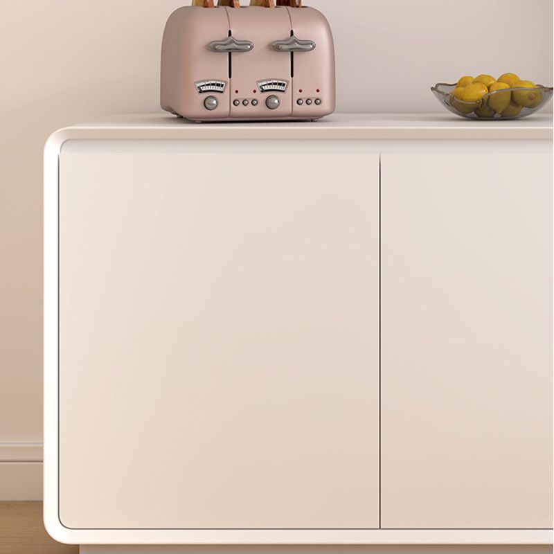 Contemporary Style Wood Sideboard Cabinet with Cabinets and Drawers