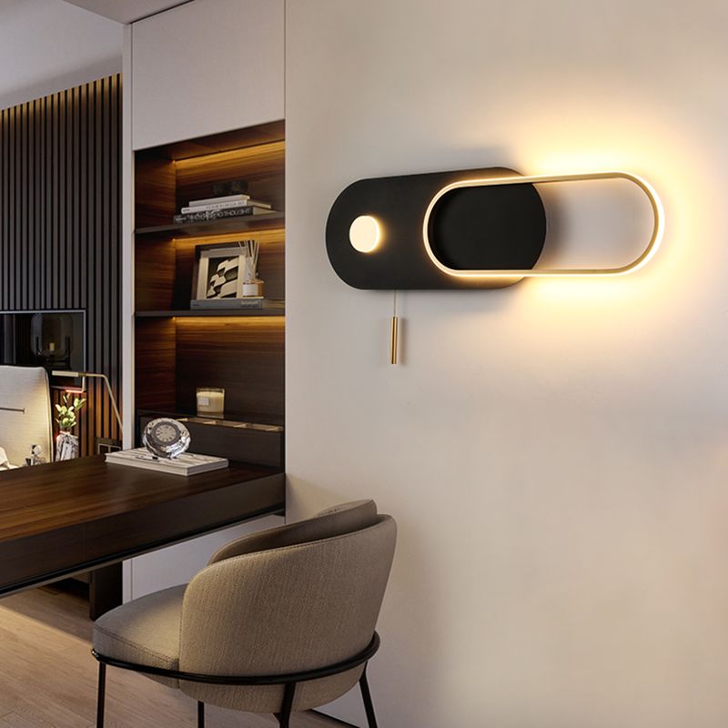 Geometry Shape Metal Wall Lights Modern Style 2 Light Wall Mount Lamps