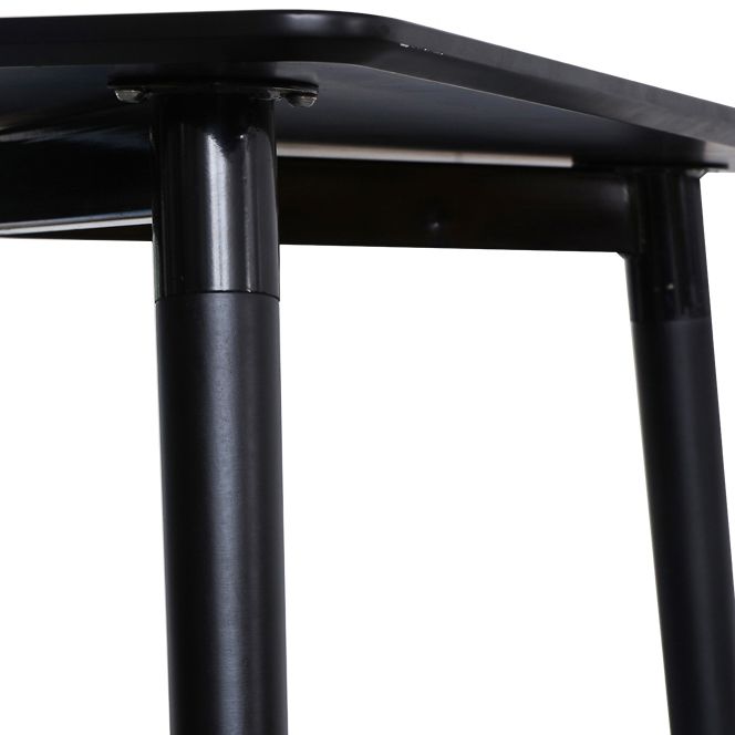 Mesa de comedor de estilo industrial 4 Pats Mesa de comedor con base de madera para uso en el hogar