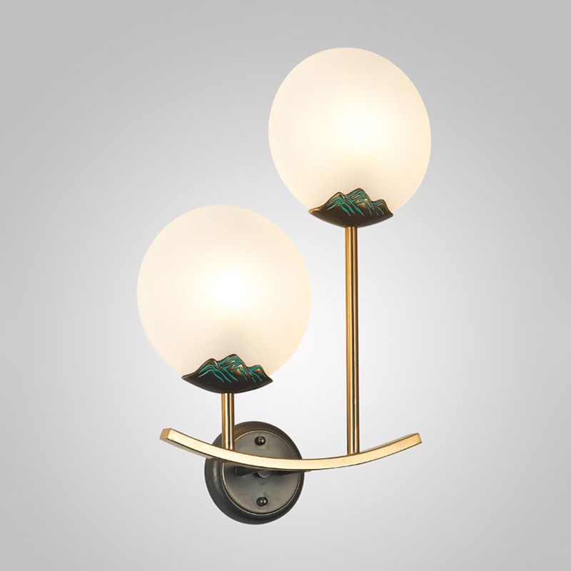 Lampada moderna del cerchio in metallo lampada a monte armato Prontone della parete in ottone per soggiorno