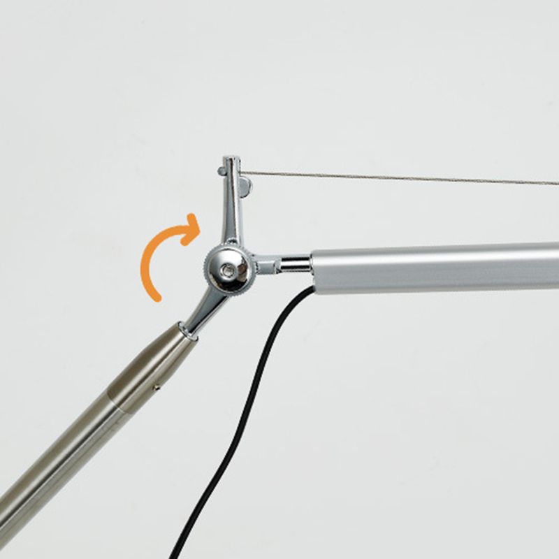 Modern Wall Sconce Cone Shape Wall Light with Metal Shade in Silver for Living Room