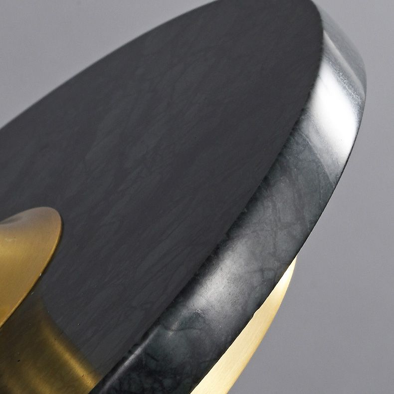 Plateau de luminaire en pierre simple style suspendu suspendu