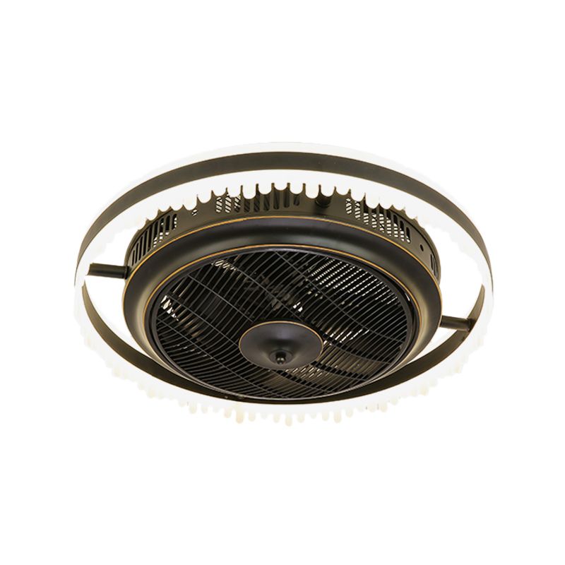 3-Blade Modern Circle Hanging Lüfter Leuchtt