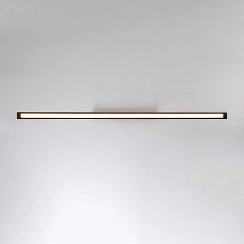 Zeitgenössische Insel Leichtes lineares Holz 1 helle Inselpendelleuchte für Küche