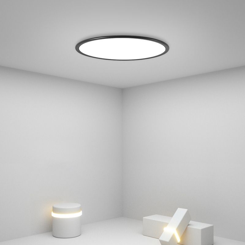 Moderne Art Acryl Flush Deckenleuchten Kreis 1-Licht Flush Licht