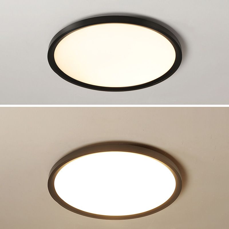 Nordic Style Ultra-fine Flush Mount Ceiling Lamp for Living Room Study Room