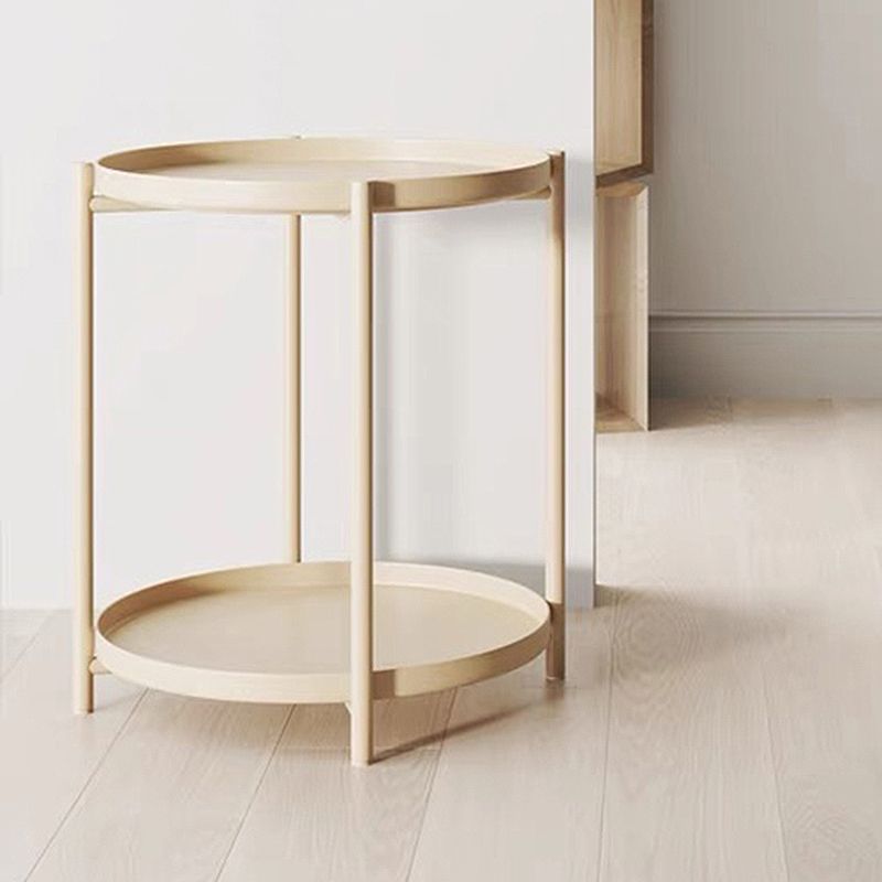 4 Legs Base Design Cocktail Table Multi-color Selection of Metal Iron Round Coffee Table