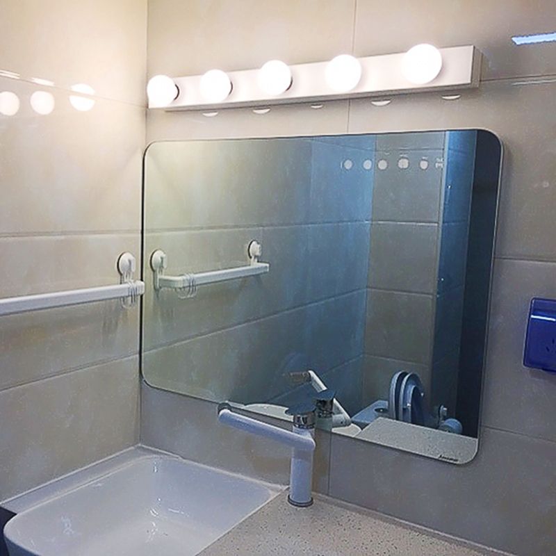 Metall rechteckige Wandleuchten Beleuchtung Nordischer Wandbeleuchtung in Weiß