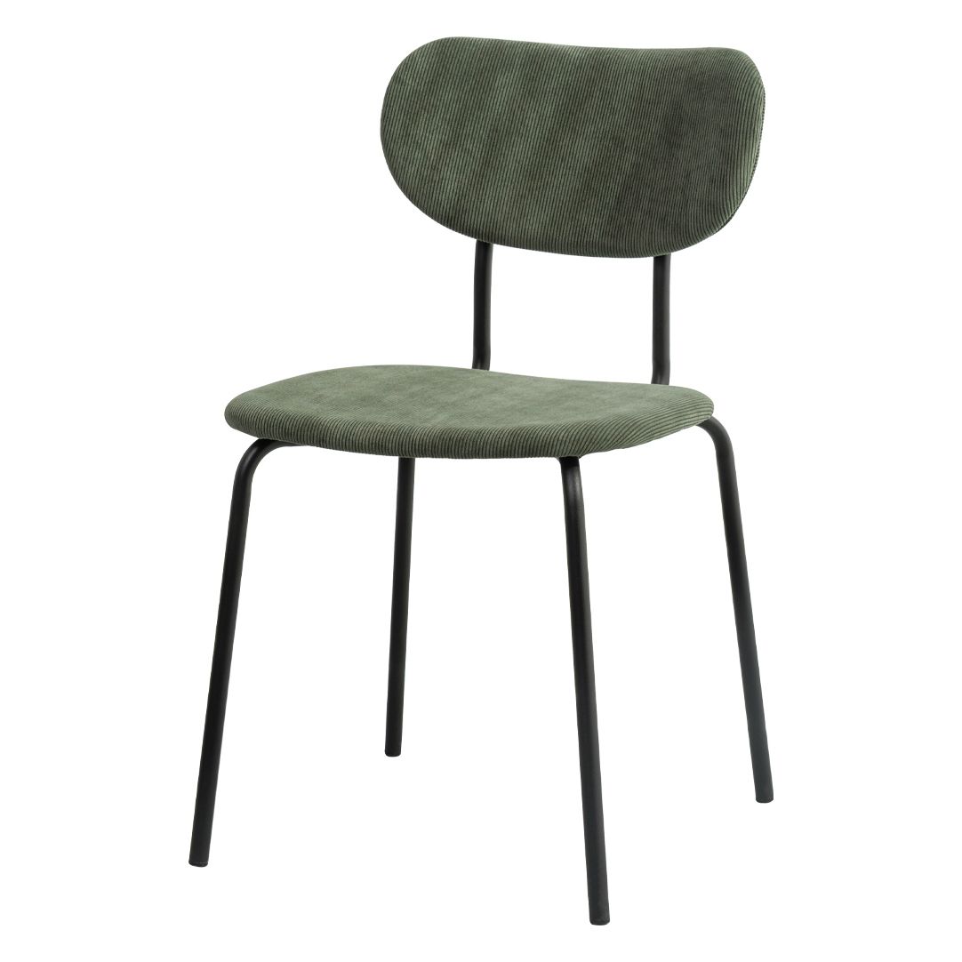 Chaises latérales de salle à manger en métal, Style Glam, chaise latérale à dossier ouvert pour usage domestique