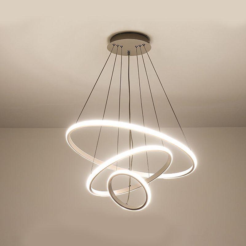 Lampadario contemporaneo a 3 lampadario circolare di lampadario ristorante il lampadario appeso