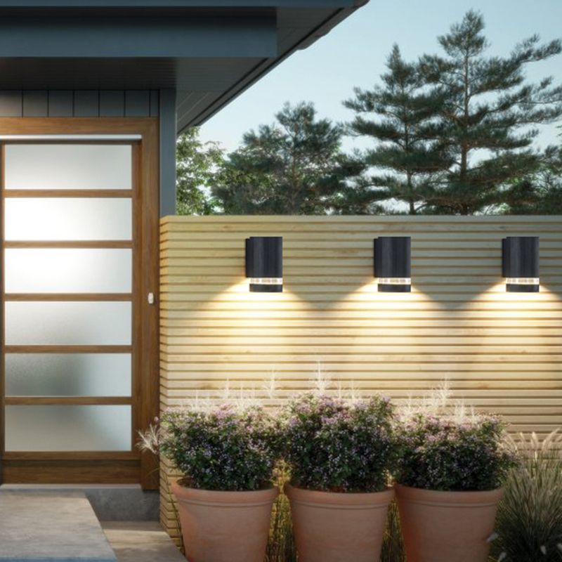 Multi -Lichter Geometrische Metallwandlicht leuchtet moderne Wandhalterung Leuchte in Schwarz