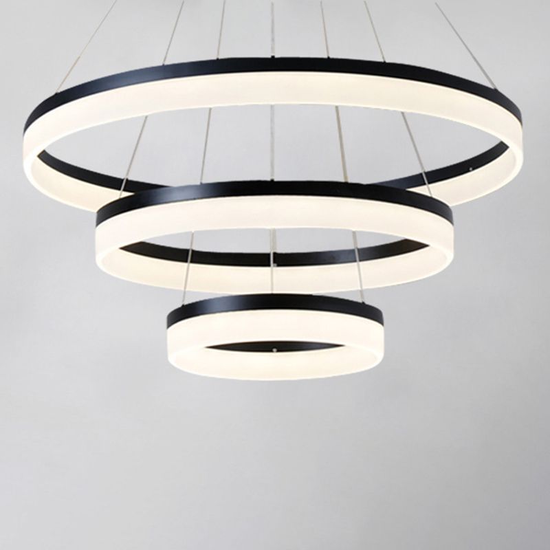 Stile moderno a pendente a pendente a pendente mutile Metal Mutil Luci sospese Apparecchio di illuminazione sospeso