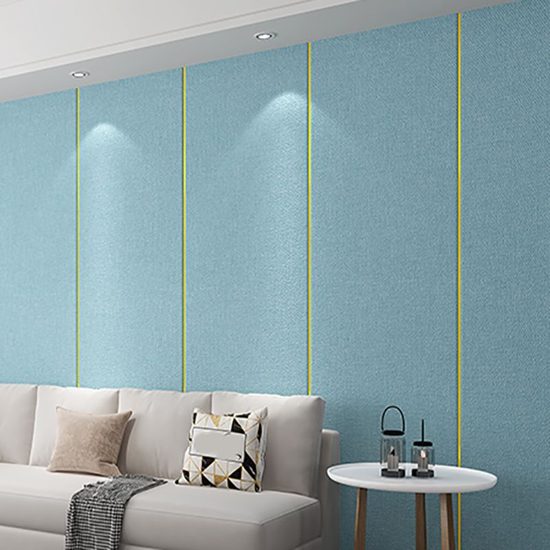 Modern Backsplash Panels Waterproof Solid Color Peel and Stick Wall Paneling