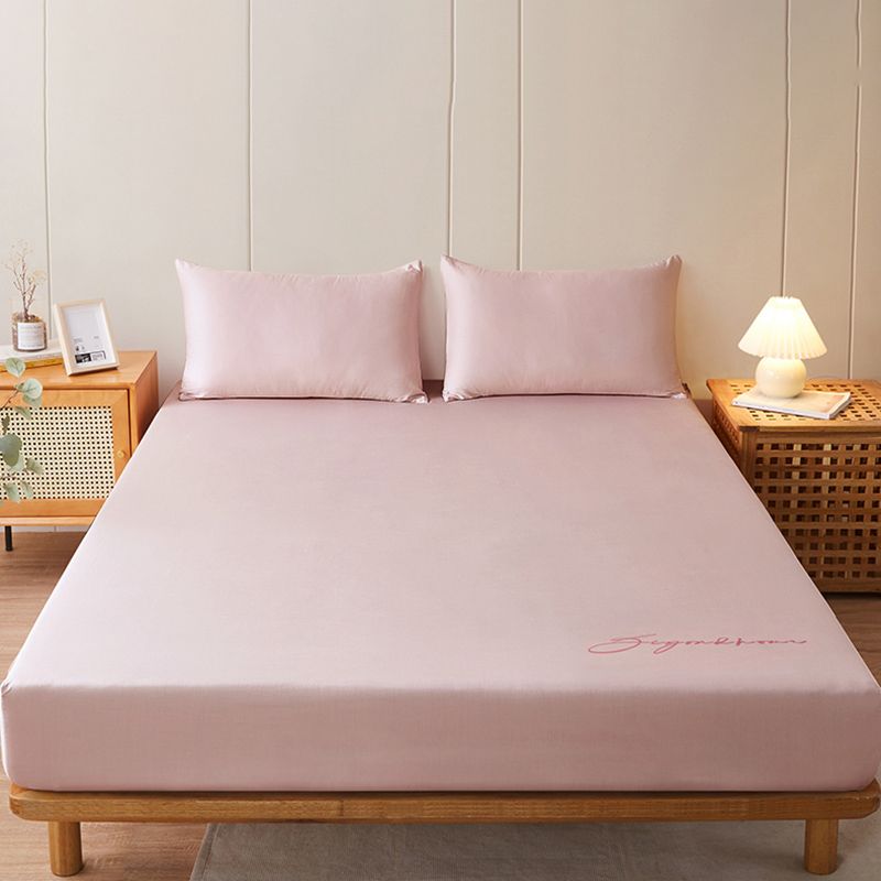 Sheet Sets Cotton Solid Color Wrinkle Resistant Breathable Super Soft Bed Sheet Set