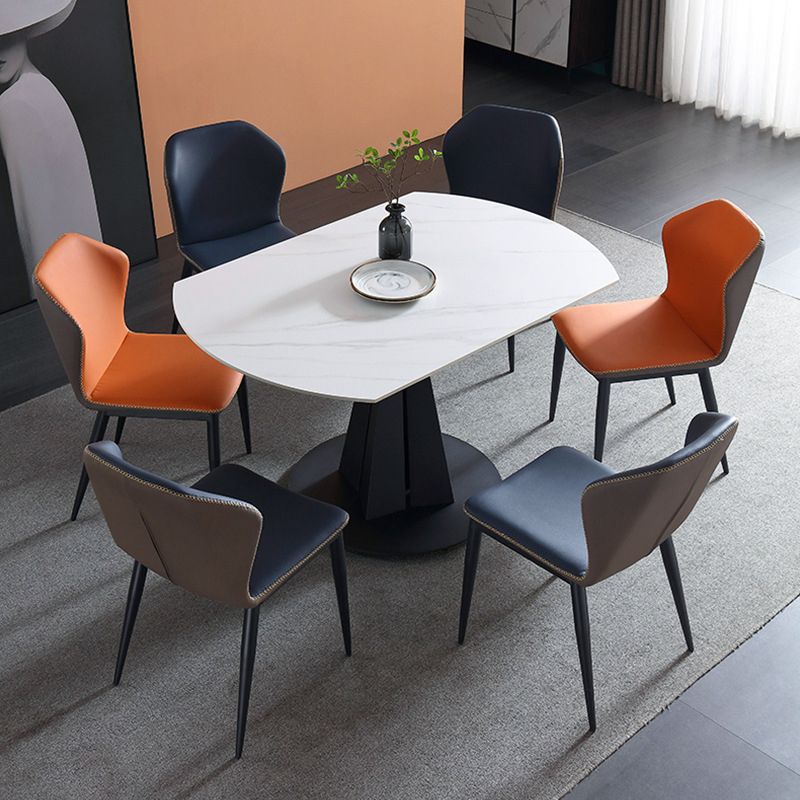 Modern Kitchen Folding Dining Furniture Set with Round Table Formal Dining Room Table Set