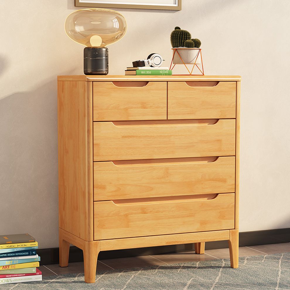 Rectangular Wood Chest Modern Style 5/6/7 - Drawer Accent Chest