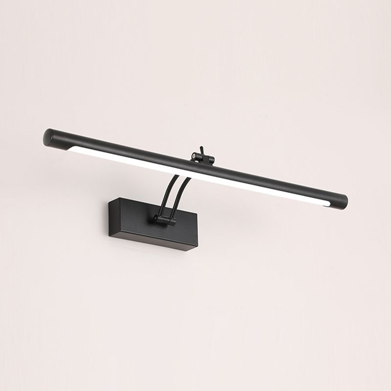 1 Light Strip Wall Sconce Modern Style Metal Wall Lighting for Bathroom