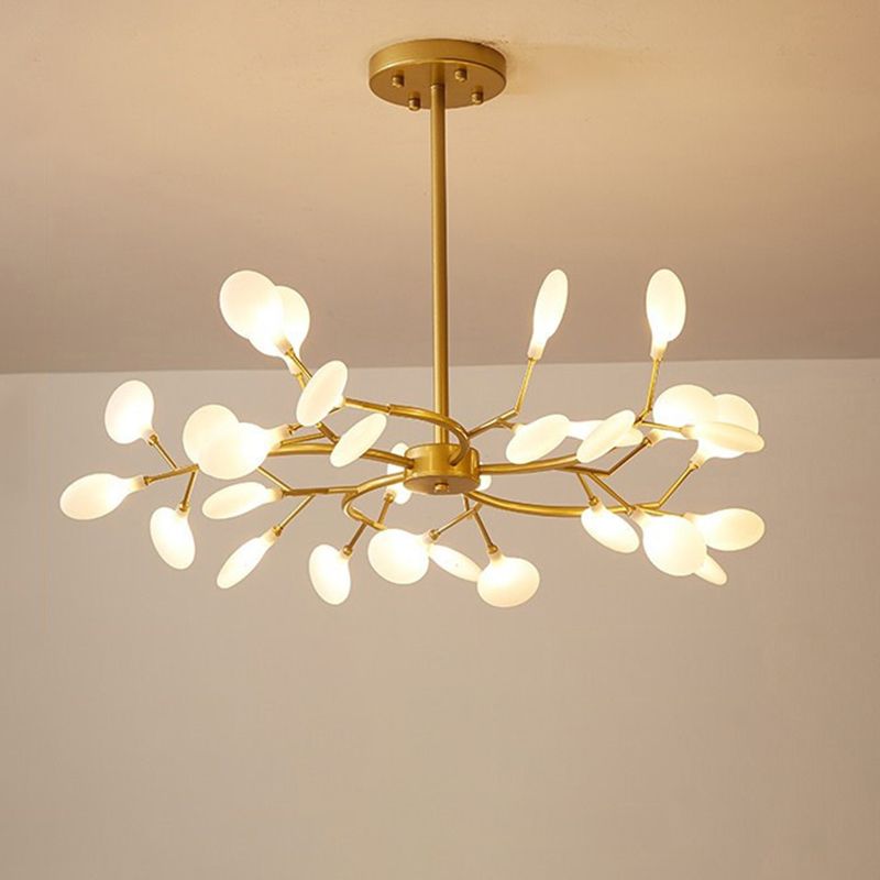 Simplicity Branched Firefly Chandelier Light Acrylic Living Room LED Pendant Light Fixture