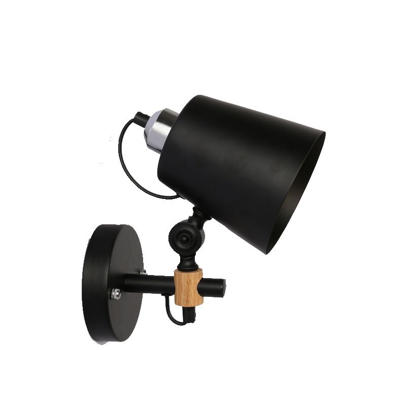 Industrial Style Empire Shape Wall Light Metal 1 Light Sconces for Living Room