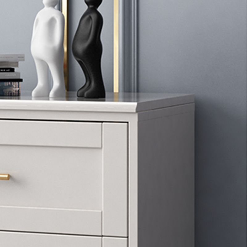 17.55-inch Width Solid Wood Storage Chest Classic Glam Storage Chest Dresser