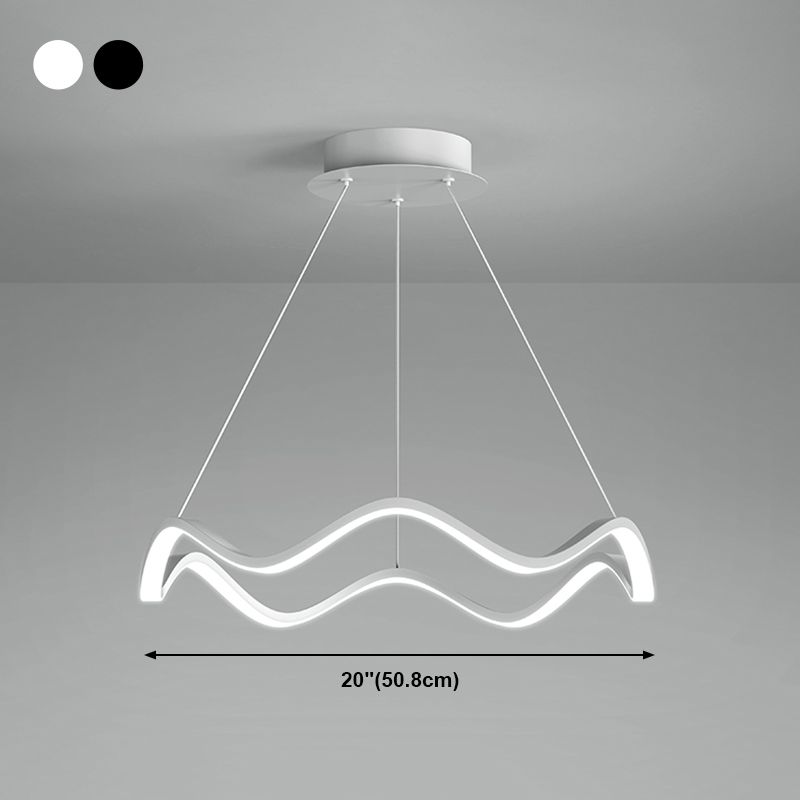 Metalen cirkel plafond hanger Noordse moderne 1-licht plafondverlichting armaturen