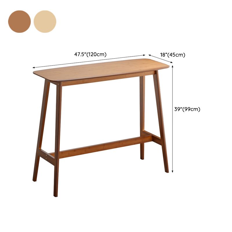 Contemporary Style Rectangle Bar Set 1/2/3 Pieces Pub Dining Set for Dining Room