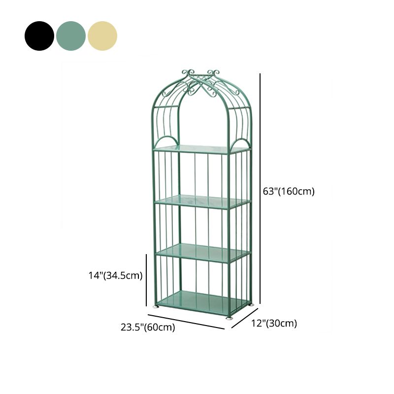 Iron Scandinavian Etagere Bookshelf Vertical Open Bookshelf for Living Room