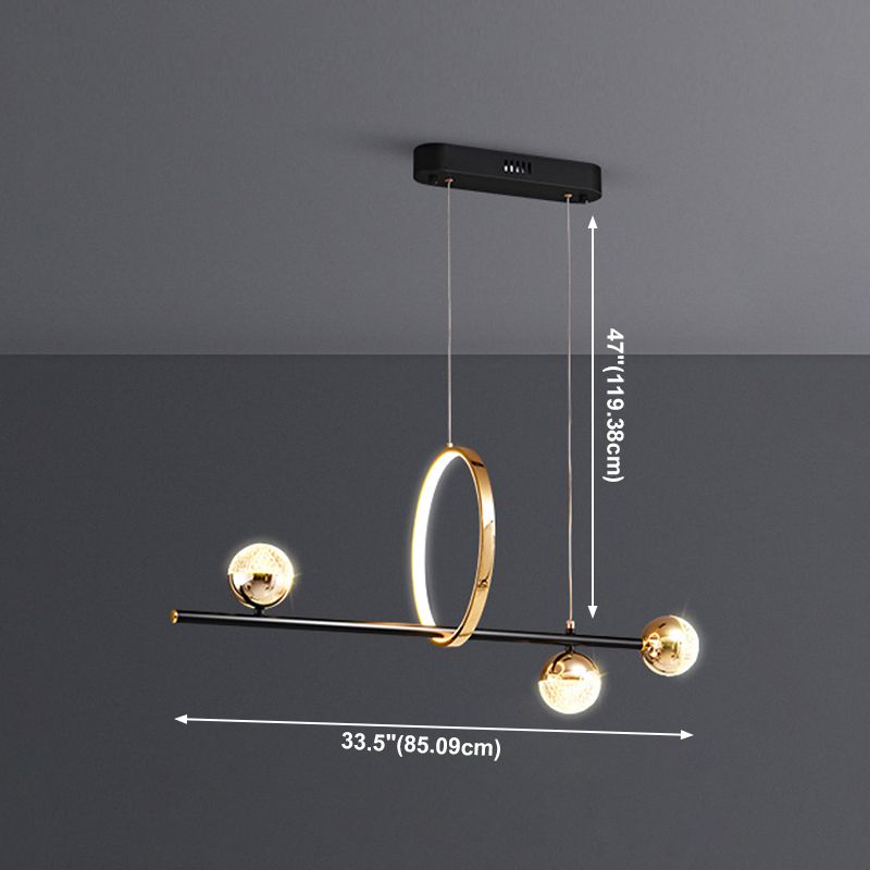 Lámpara de araña de comedor moderno nórdico LED LED SIMPLE LUCHE