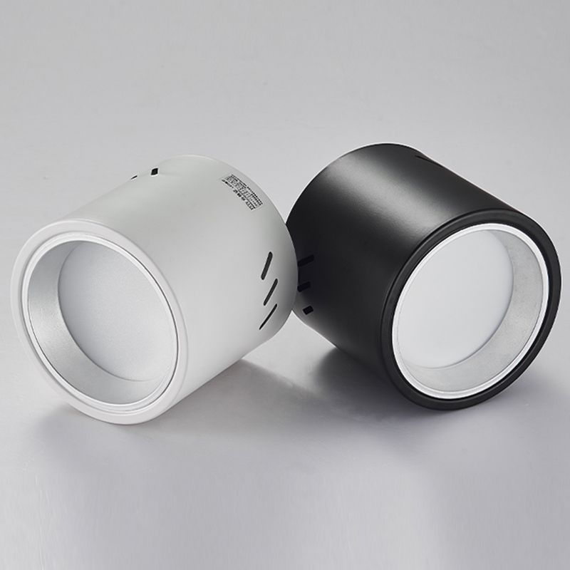 LED-cilindrische opbouwdownlight Scandinavische stijl opbouwplafondlamp voor woonkamer