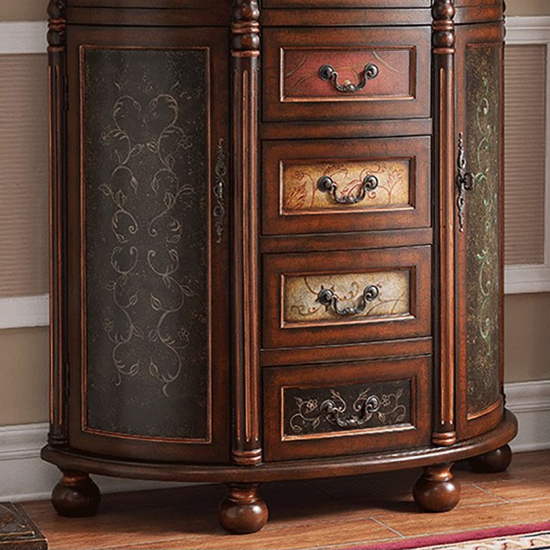 Traditional Storage Chest Dresser Solid Wood Chest with 3/4/5 Drawers