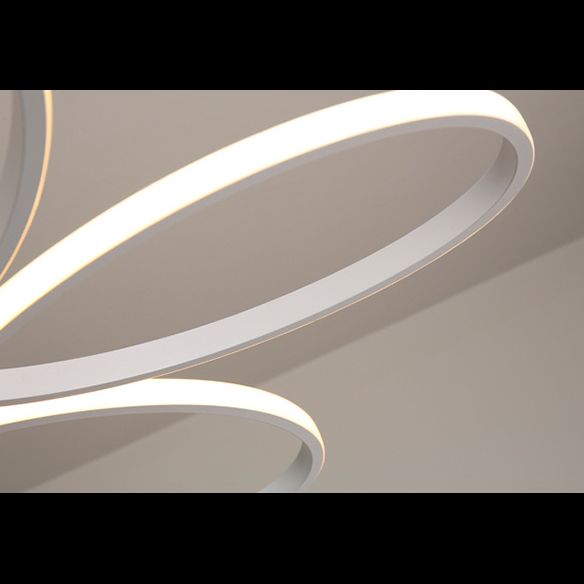 Lámpara de colgación de led de flores simplicidad acrílico comedor lineal encosnedora