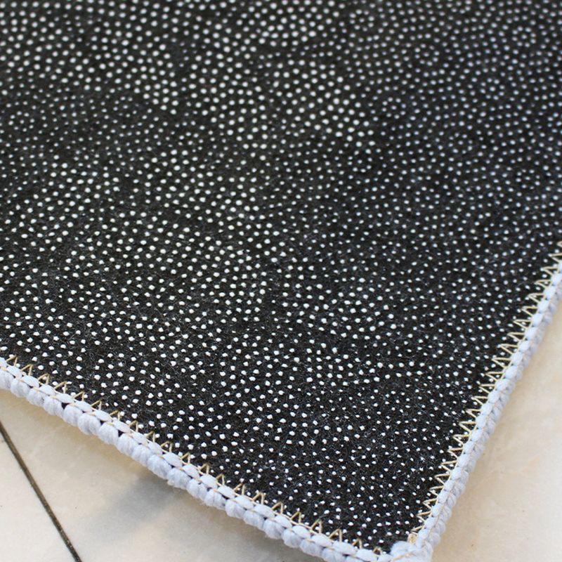 Nordic Modern Rug Polyester Color Block Rug Tear Resistant Rug for Living Room